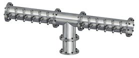 12 TAP BRUSHED SS 6" Dia. EAGLE "T" TOWER GLYCOL COOLED