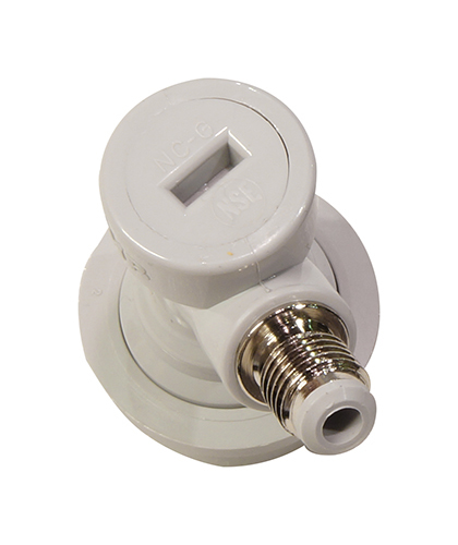 BALL LOCK GAS QUICK DISCONNECT 1/4" MALE FLARE FITTING