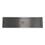 20" x 5-3/8" BRUSHED SS DRIP TRAY WITH DRAIN