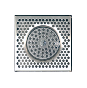 8" x 8" BRUSHED SS SPRAY DRIP TRAY