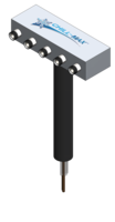 5 TAP(3"OC)3"DIA "T"- BOTTOM EXIT CARTRIDGE-GLYCOL COOLED
