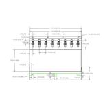 8 TAP BRUSHED SS 24" SPRAY KRONOS GLYCOL COOLED