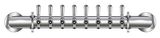 8 TAP POLISHED SS RAIL WALL MT TOWER AIR