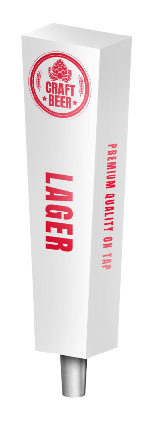 BR-2S 4CP WHITE MINI TRAP-Z (CHR) TAP HANDLE