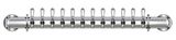 12 TAP POLISHED SS RAIL WALL MT TOWER AIR