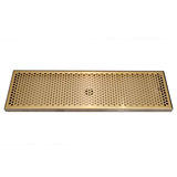 20" x 7" PVD/BSS DRIP TRAY WITH DRAIN