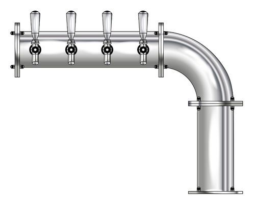 4 TAP(4"OC)POLISHED SS LINX R7 CH-MX CLD