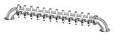 12 TAP POLISHED SS LOW BRIDGE TOWER GLYCOL COOLED
