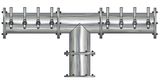 16T BRUSHED SS 6" Dia.(8+8)DBL SERV. EAGLE "T" TOWER CLD