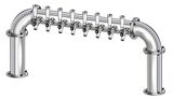 8 TAP 3" DIA. POLISHED SS BRIDGE TOWER GLYCOL COOLED