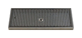 16" x 7" BRUSHED SS DRIP TRAY WITH DRAIN