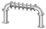 6 TAP 3" DIA. POLISHED SS BRIDGE TOWER AIR COOLED