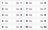 CBS ID-A-TUBE with LINE # (1-10)
