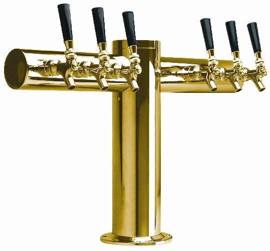 6 TAP PVD-BRASS METRO-T TOWER GLYCOL COOLED