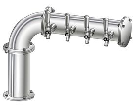 4 TAP(4"OC)POLISHED SS LINX L7 CH-MX CLD