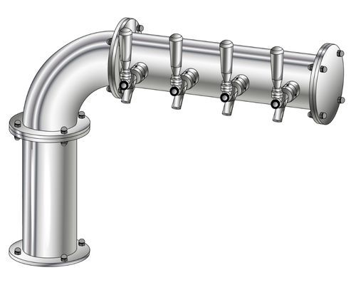 4 TAP(4"OC)POLISHED SS LINX L7 CH-MX CLD
