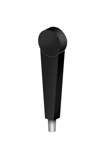 BLACK TOP WHITE BOTTOM VICTORY (CHR) TAP HANDLE