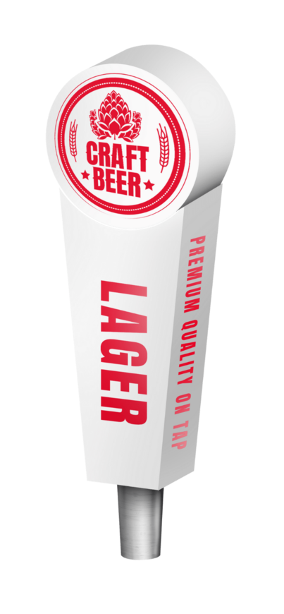 BR-4S 4CP WHITE TRIUMPH (CHR) TAP HANDLE