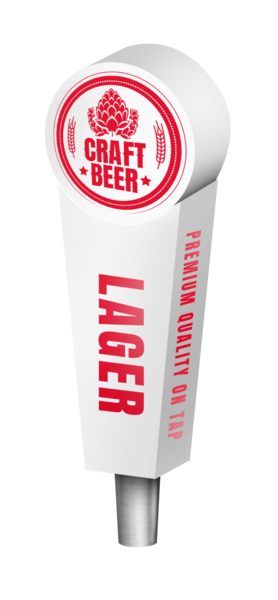 BR-4S 4CP WHITE TRIUMPH (CHR) TAP HANDLE