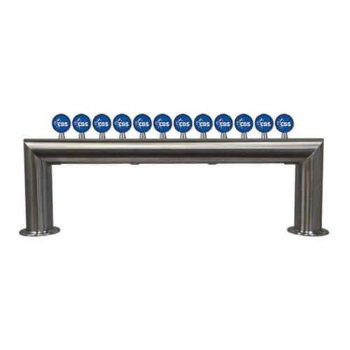 12 TAP POLISHED SS LIT PASS-THRU GLYCOL COOLED