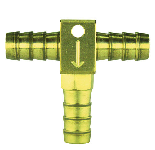 BRASS CHECK VALVE 3/8" BARB "T"