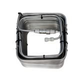 120' SQUARE 304SS COIL & SS FLOW CONTROL-9-1/4"H x 9-3/4"W