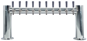 10 TAP POLISHED SS METRO-H TOWER AIR COOLED-NO TAPS