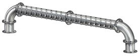 20 TAP BRUSHED SS 6" Dia. GOLDEN GATE "U" TOWER CLD