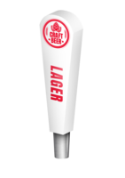 BR-4S 4CP WHT T-BIRD (CHR) TAP HANDLE