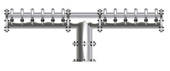 12T POLISHED SS 6" Dia. EAGLE "T" TOWER CLD