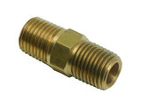 BRASS 1/4" [M]NPT UNION -1-1/4" LENGTH