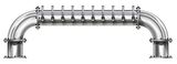 10 TAP POLISHED SS 6" Dia. GOLDEN GATE "U" TOWER CLD