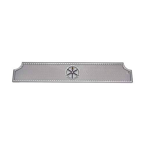 46" x 8" (2 x Cut Outs) BRUSHED SS SPRAY DRIP TRAY