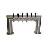 6 TAP BRUSHED SS PASS-THRU TOWER AIR COOLED