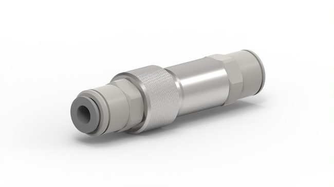 304SS IN-LINE FLOW CONTROL/COMPENSATOR (5/16"SSx5/16"SS)