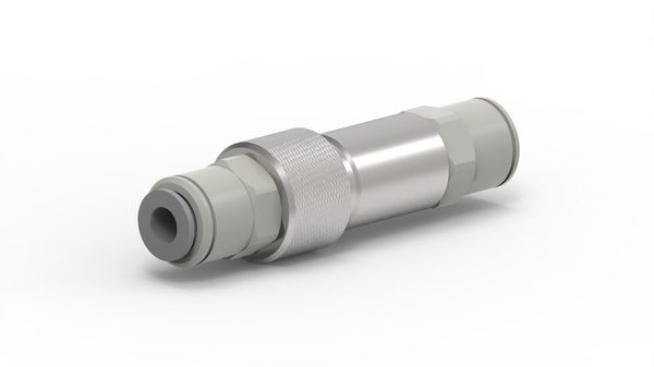 304SS IN-LINE FLOW CONTROL/COMPENSATOR(3/8"ODx3/8"OD)