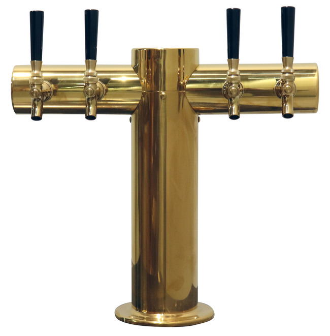 4 TAP PVD-BRASS METRO-T TOWER AIR