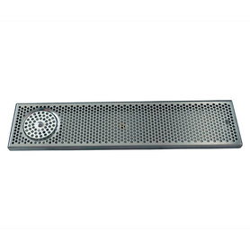 30" x 7" BRUSHED SS SPRAY DRIP TRAY