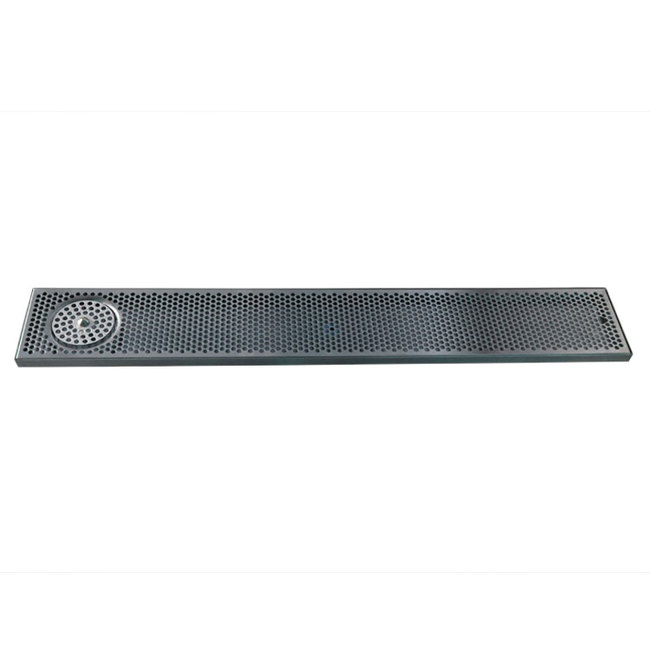 39" x 7" BRUSHED SS SPRAY DRIP TRAY