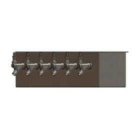 6 TAP BRUSHED SS 20" SPACE MIZER GLYCOL COOLED