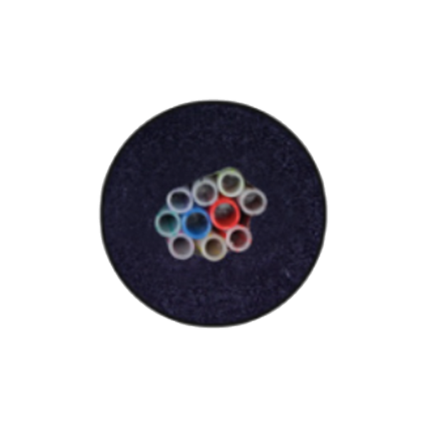 8+2 FIRE RATED JACKET PVC 5/16" ID HI GLOSS TUBES
