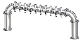10 TAP 3" DIA. POLISHED SS BRIDGE TOWER AIR COOLED