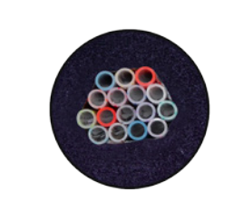 CABLED 10+4 TAPED JACKET 3/8" ID DUOFLEX TUBES