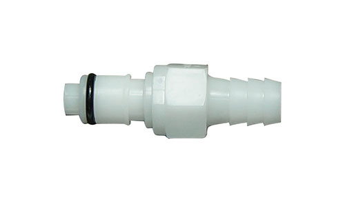 CPC 3/8" BARB INSERT WITH SHUT-OFF