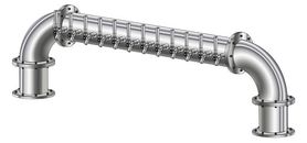 12 TAP BRUSHED SS 6" Dia. GOLDEN GATE "U" TOWER CLD